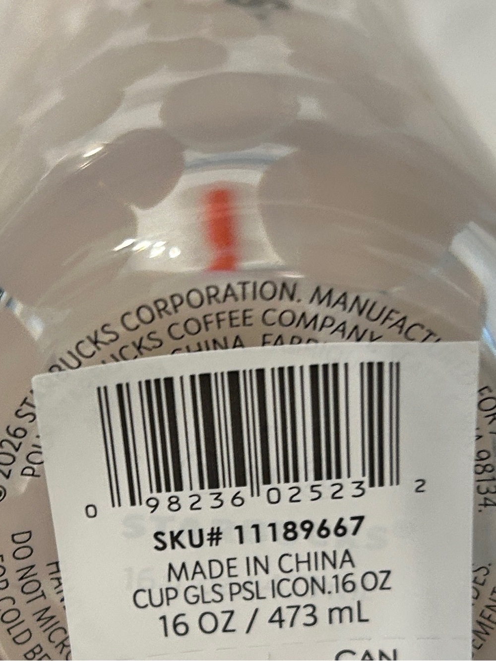 Starbucks PSL Cold Cup🎃 - Picture 7 of 8
